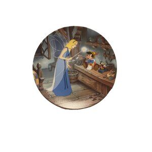 Disney Treasured Moments Collector Plate "Pinocchio" Limited Edition